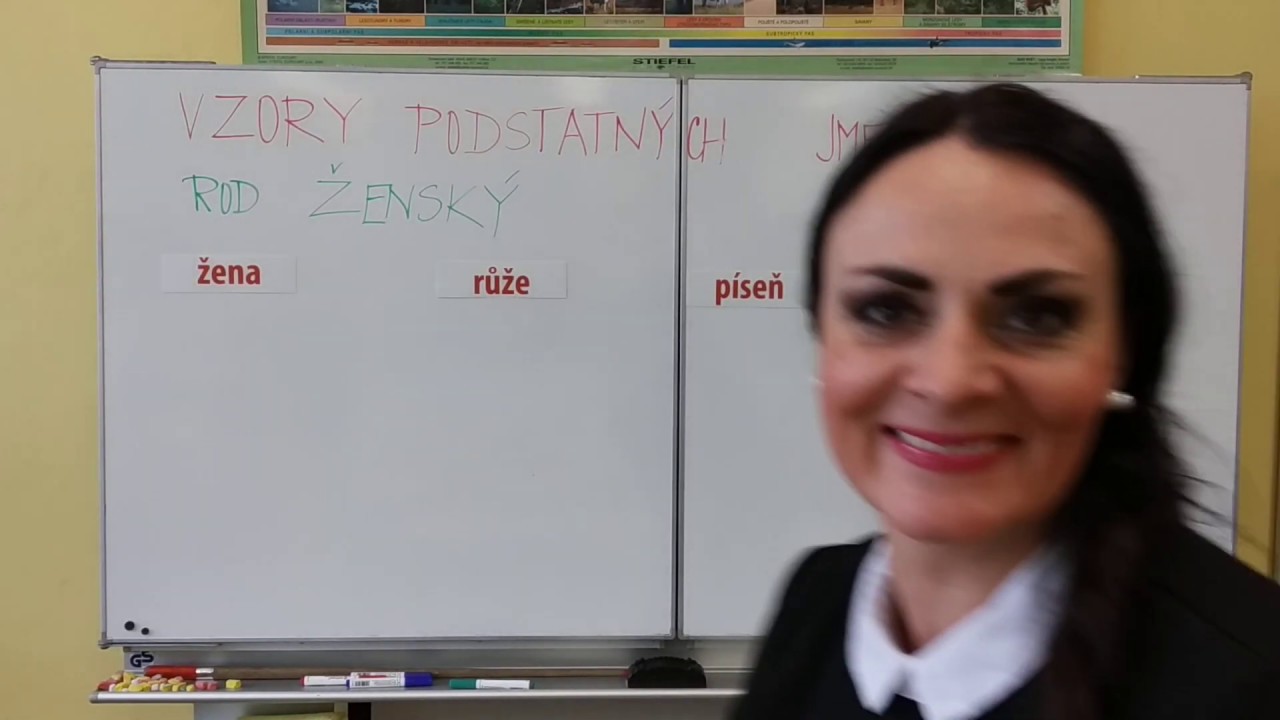 Vzory podstatných jmen - rod ženský