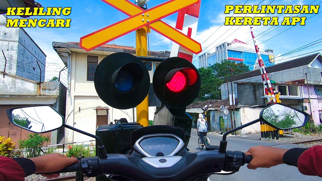 MOTORIDE Mencari Banyak Perlintasan Kereta Api Di Jawa Tengah, Kok Perlintasanya Pada Kayak Gini..?