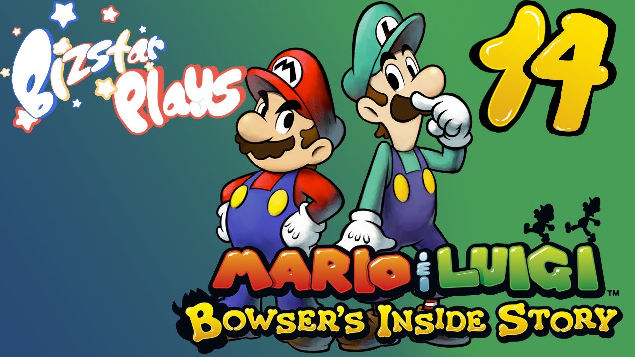 BizStar Plays!- Mario & Luigi: Bowser's Inside Story -14- Chugga Choo Choo!!
