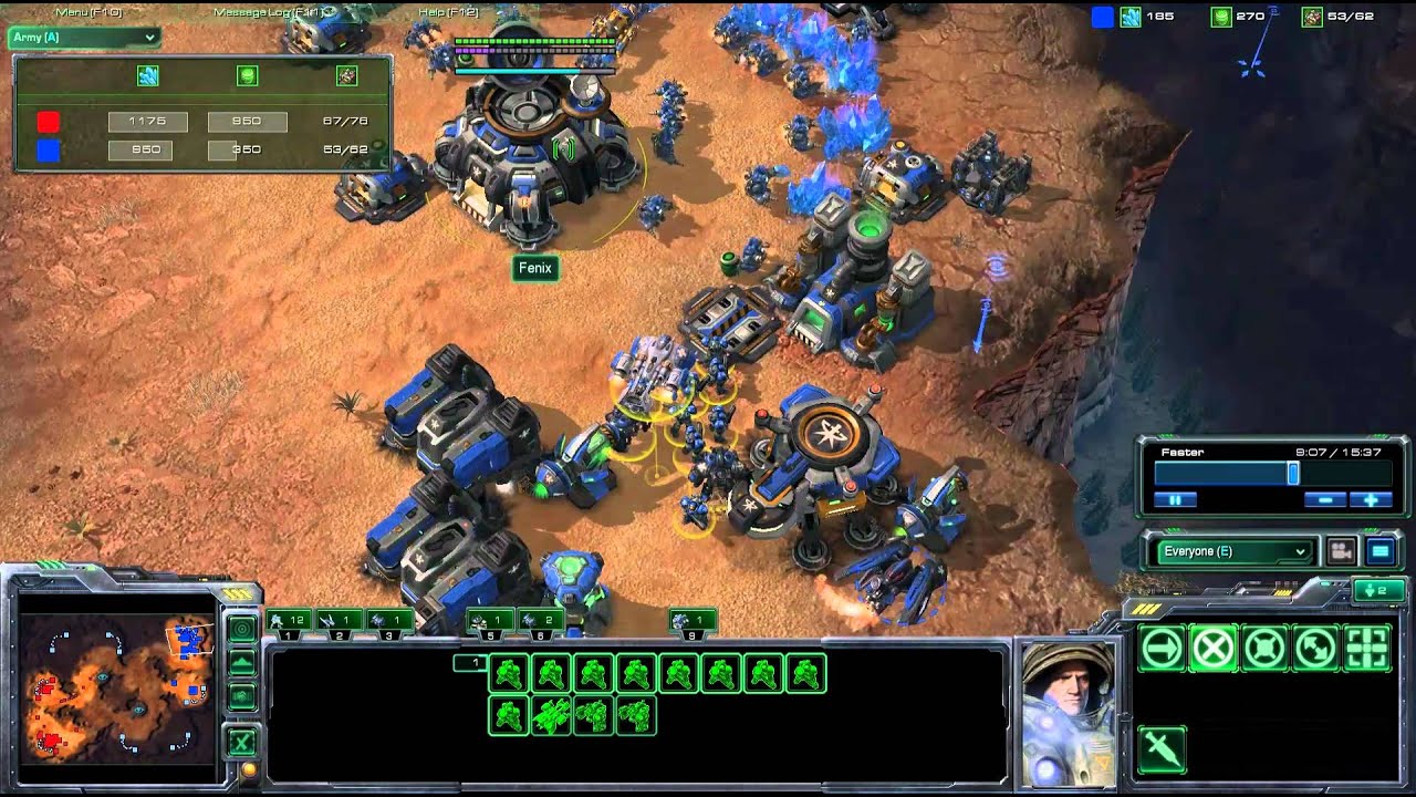 AxSlav vs Fenix - StarCraft 2 Gameplay PvT