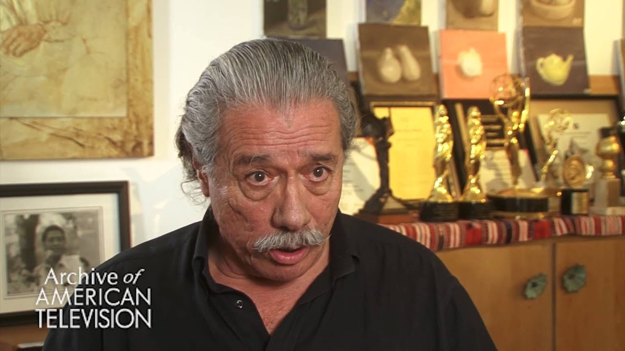 Edward James Olmos on his first day on 