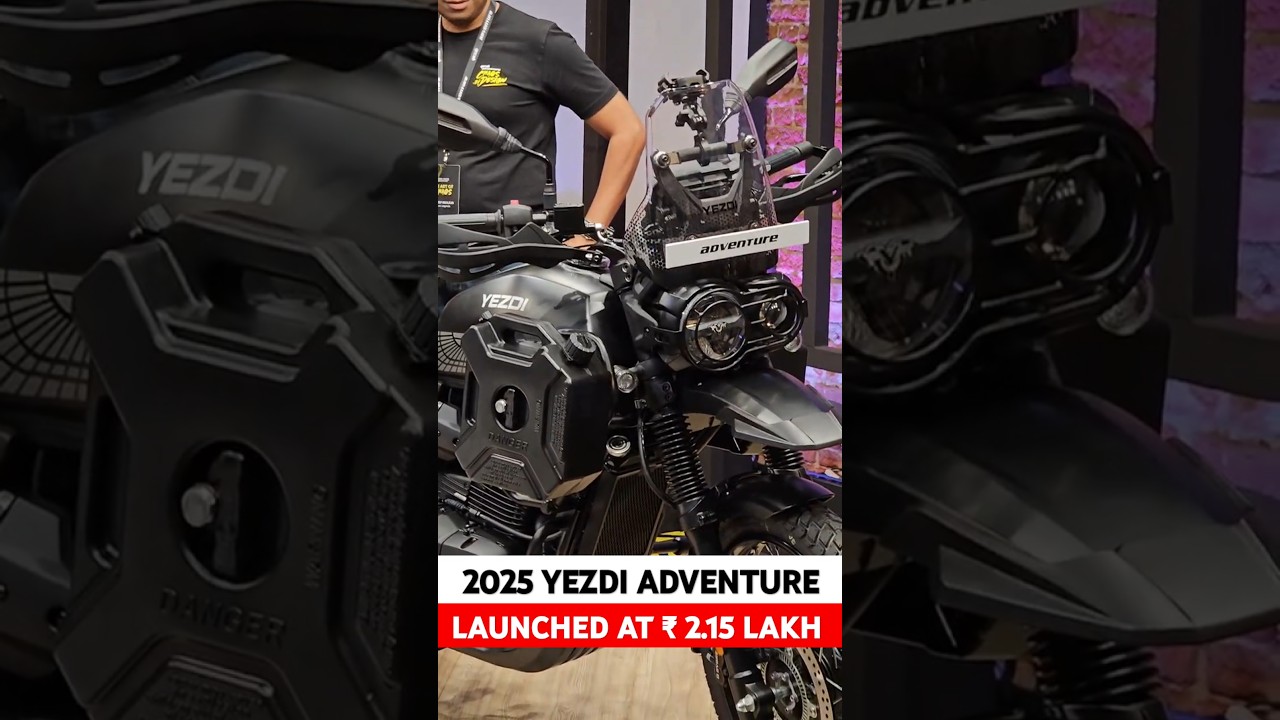 2025 Yezdi Adventure Launched at ₹2.15 Lakh | Price & Changes | autoX #shorts