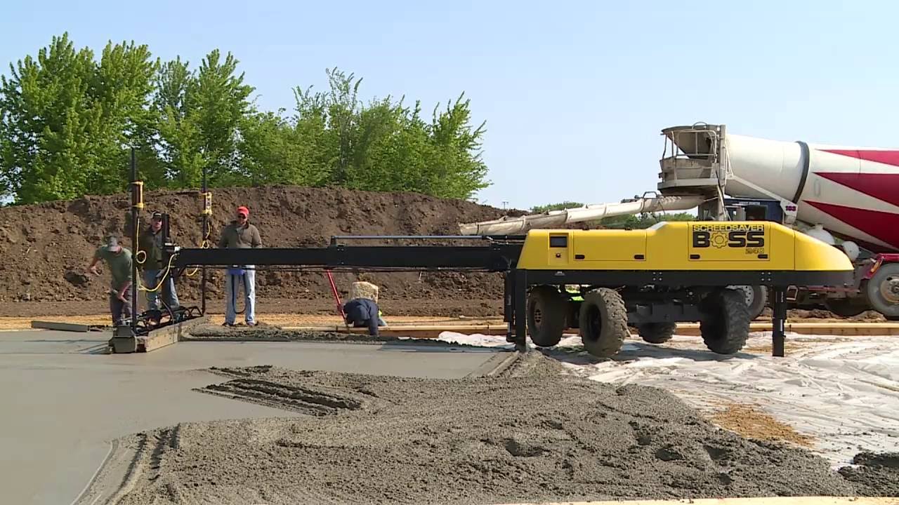 Features and Benefits: Learn About Ligchine's SCREEDSAVER BOSS 240 Laser-guided Screed (2016)