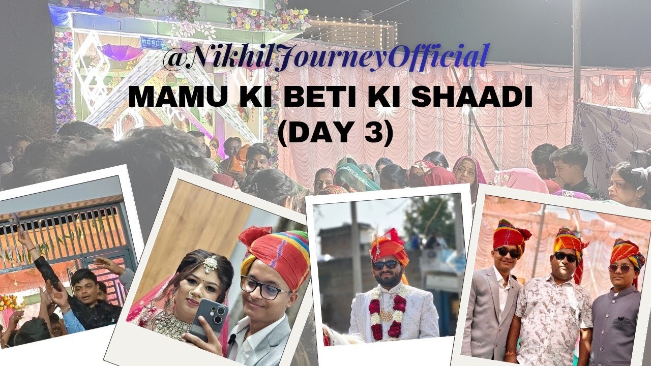 Jute Chhupayi Mein Liye ₹5000! 👠💸 | Mamu Ki Beti Ki Shaadi (Day 3)