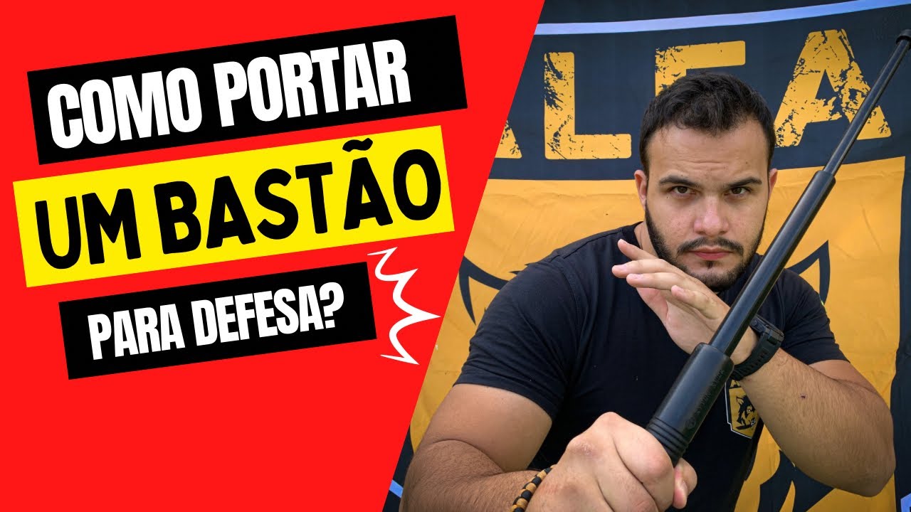 Como portar um Bastão Retrátil / Tonfa
