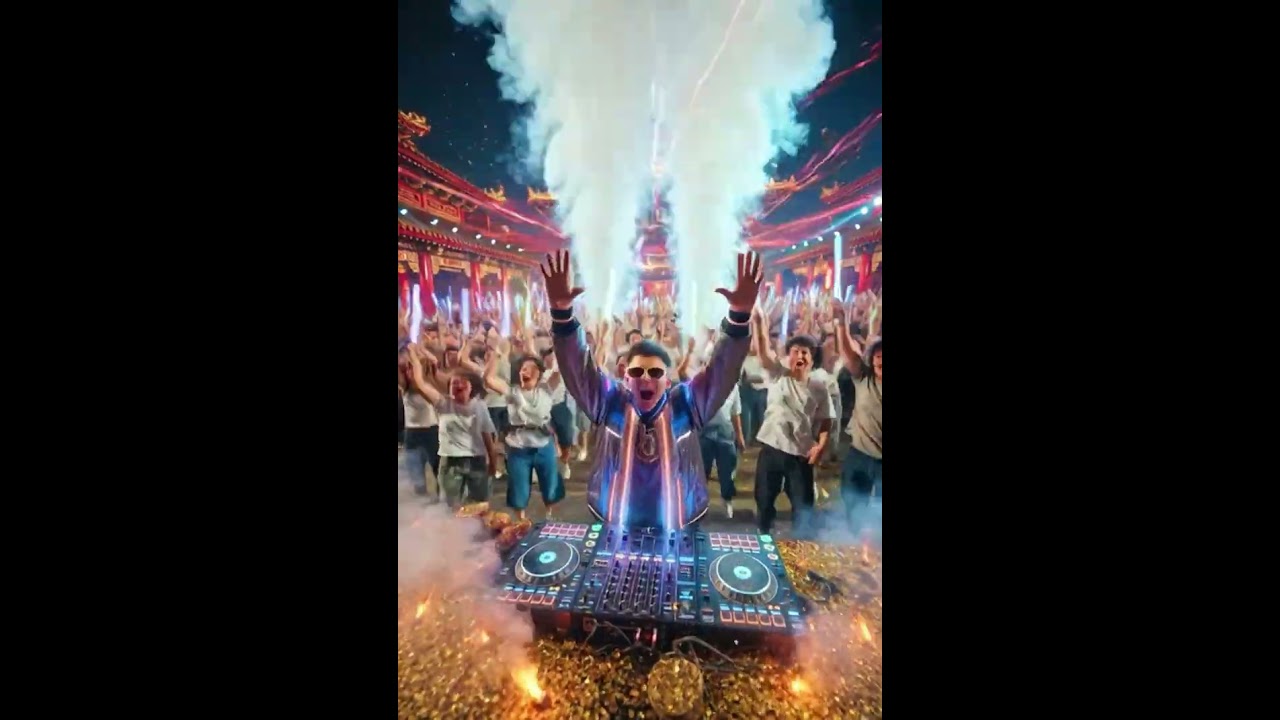 2026 台灣廟會電音 🇹🇼 神明在派對 Gods at the Party (Cyberpunk Edition) | 傳統嗩吶 x 炸裂 Bass 只有台灣人才懂的爽度！
