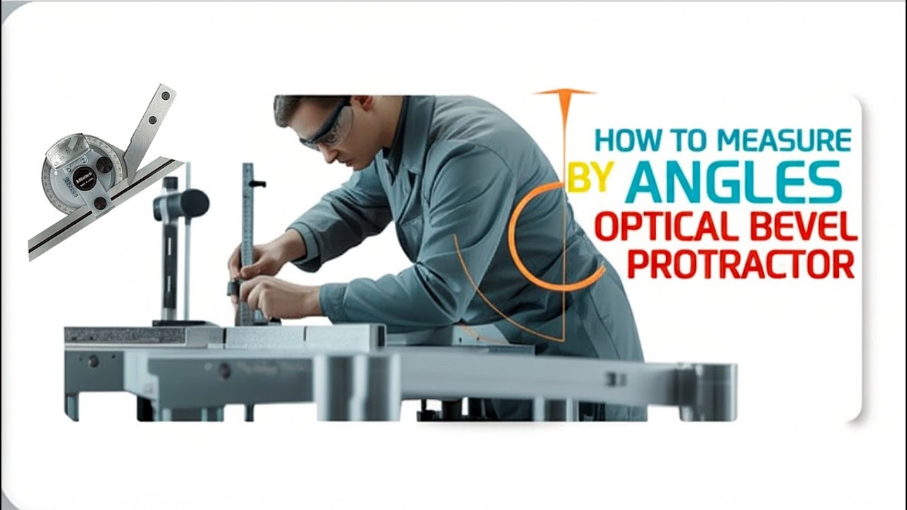 🔍 How to Measure Angles by Optical Bevel Protractor | Metrology Lab Tutorial 🔍