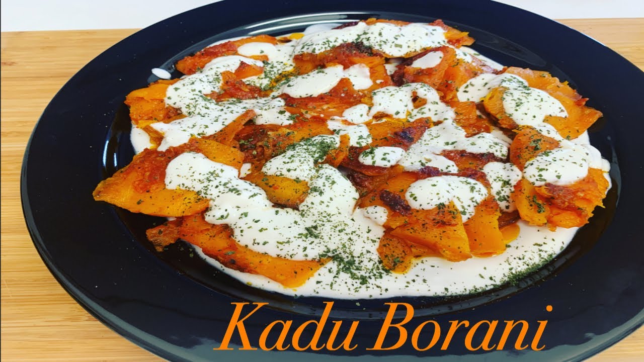 طرزتهیه بورانی کدو  بسیار مزه دار/  Afghani Burani Kadu recipe  /Pumpkin