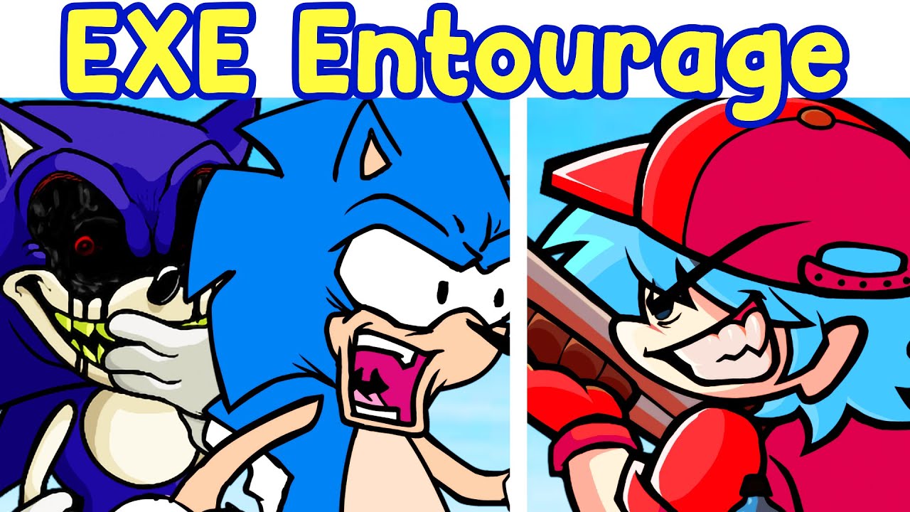 Friday Night Funkin': The Executable Entourage REBOOTED [EXE, Sanic, Majin, Hunting BF...] FNF Mod