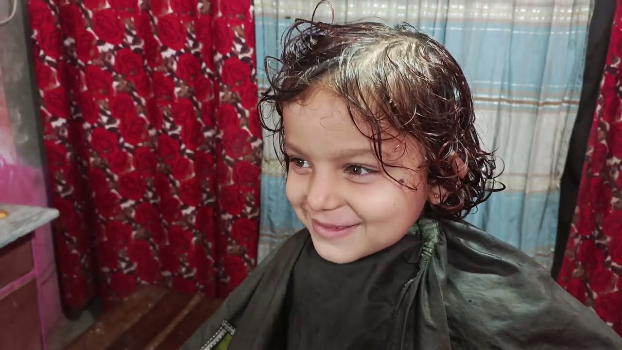 ASMR ✂️Baby hair cutting with fun and relaxing vibes 🥰