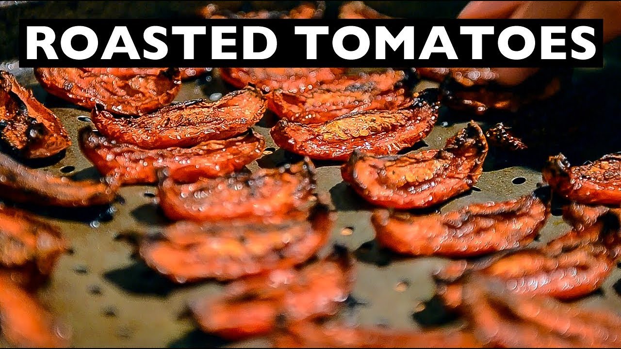EASY OVEN ROASTED TOMATOES RECIPE | Sun-dried Tomatoes Style | EASY VEGAN RECIPES