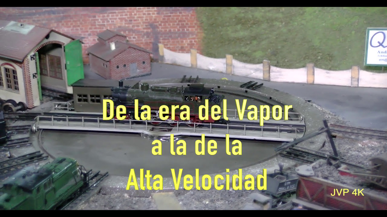 Maqueta de trenes ASAF 2015. 4K