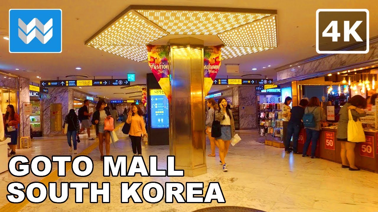 [4K] GOTO Mall Underground Shopping (고투몰) in Seoul, South Korea - Walking Tour & Travel Guide  🇰🇷