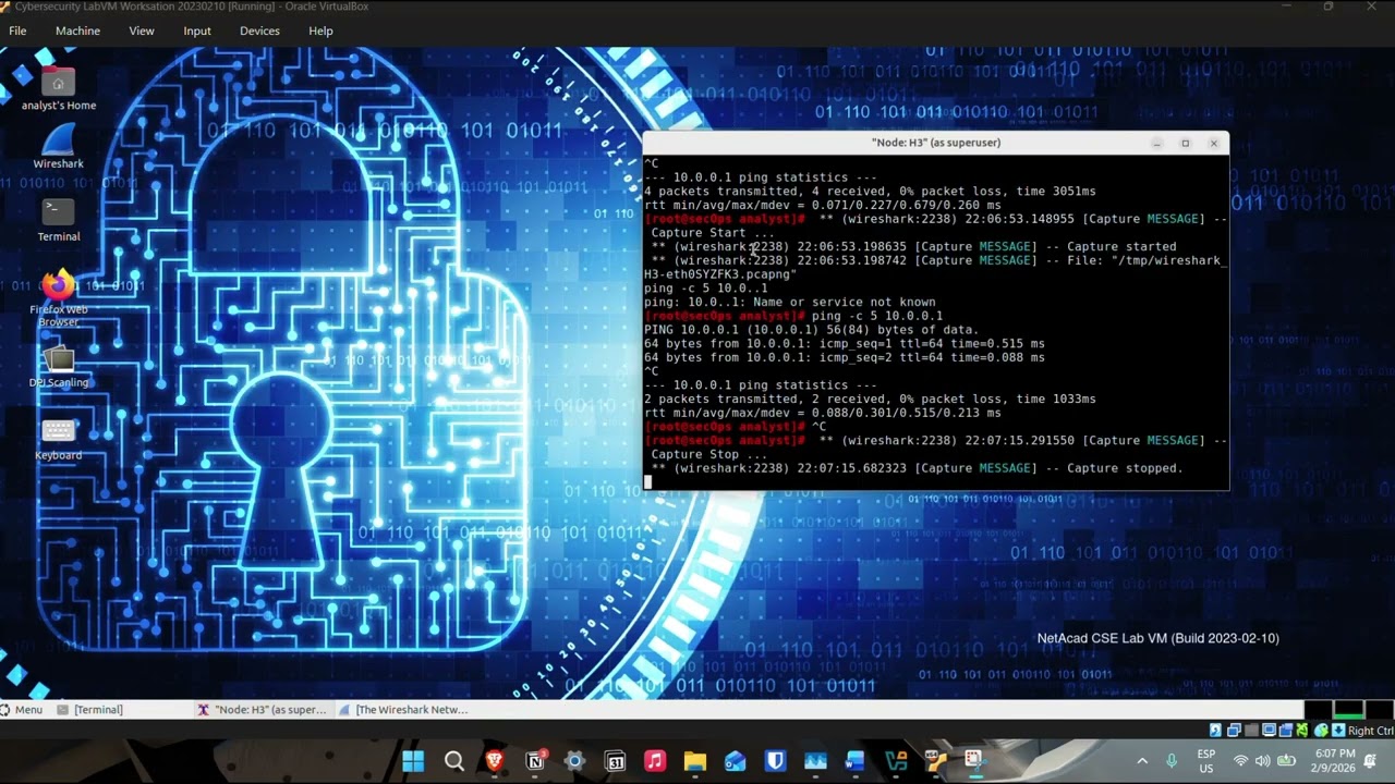 Práctica de laboratorio  Uso de Wireshark para examinar las tramas de Ethernet