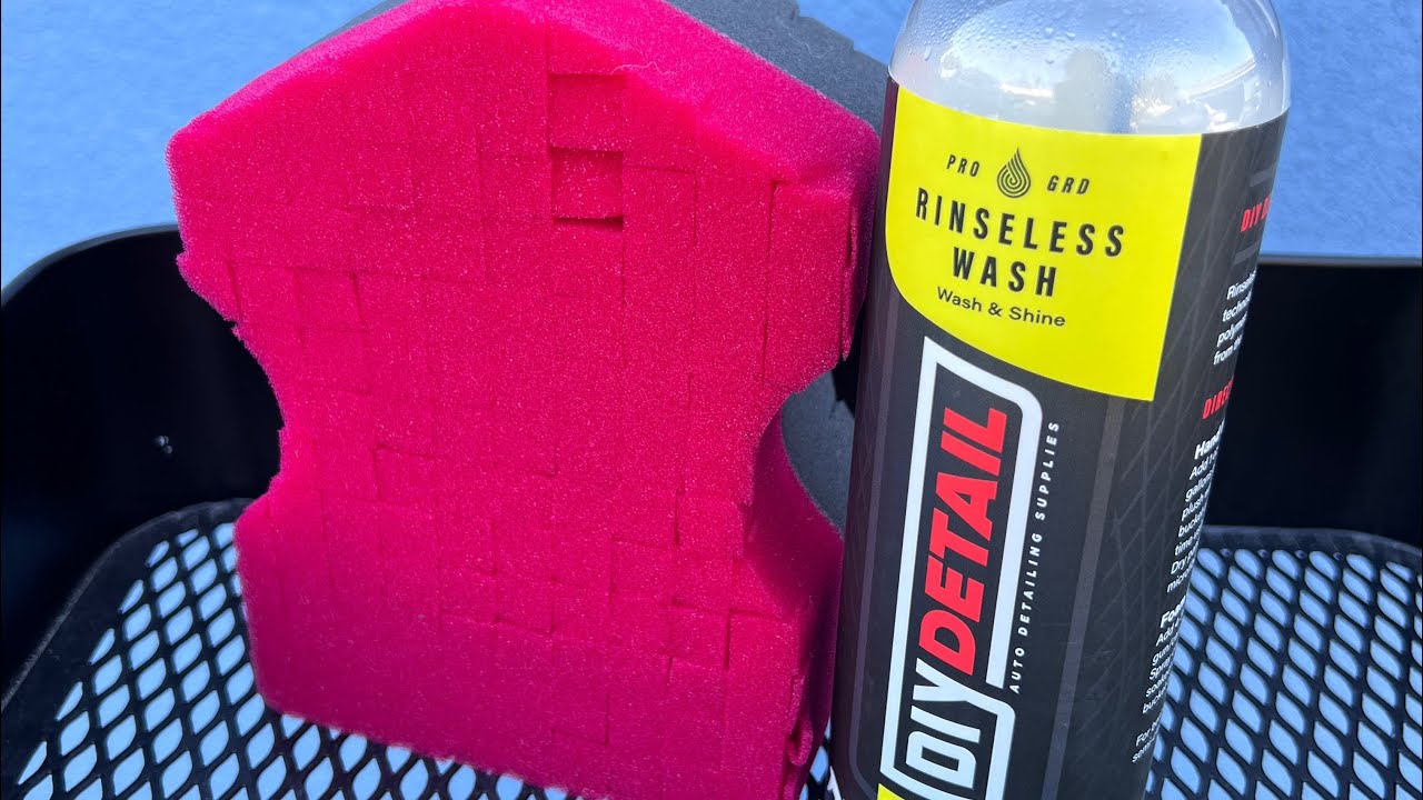Rinseless Washing with the DIY Detail Legacy Sponge V2 - What has been updated?