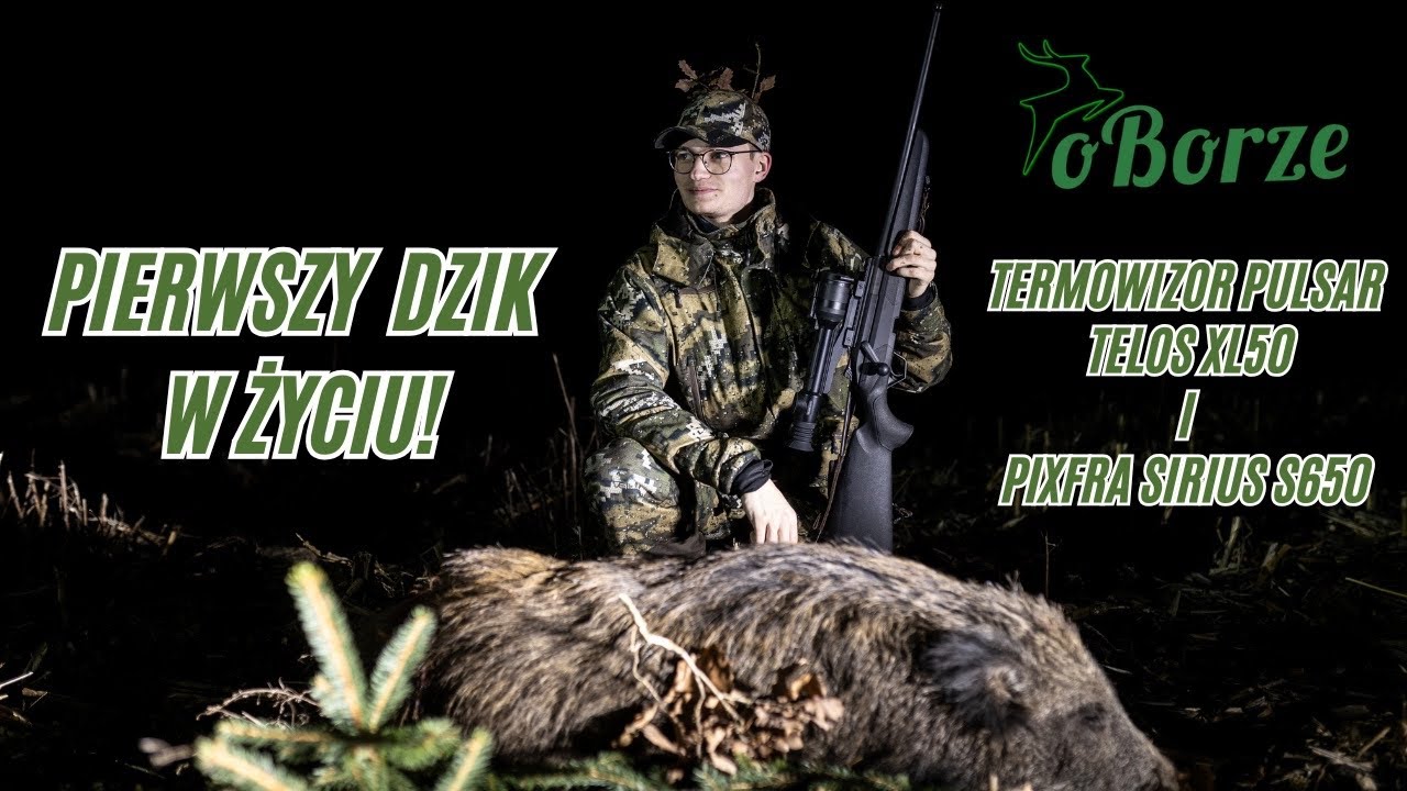 Pierwszy Dzik w Życiu!- Nocne Polowanie na dziki [First Boar in Life! - Night Hunting for Wild Boar]