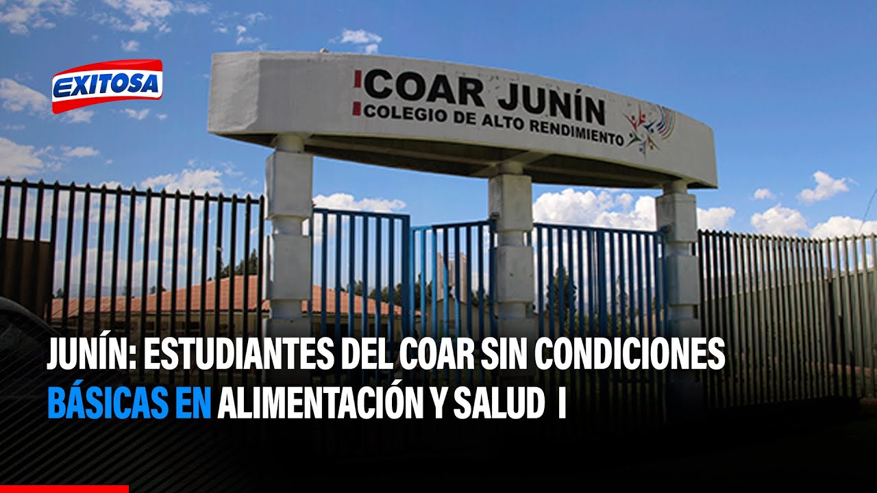🔴🔵Junín: Estudiantes del COAR sin condiciones básicas en alimentación y salud