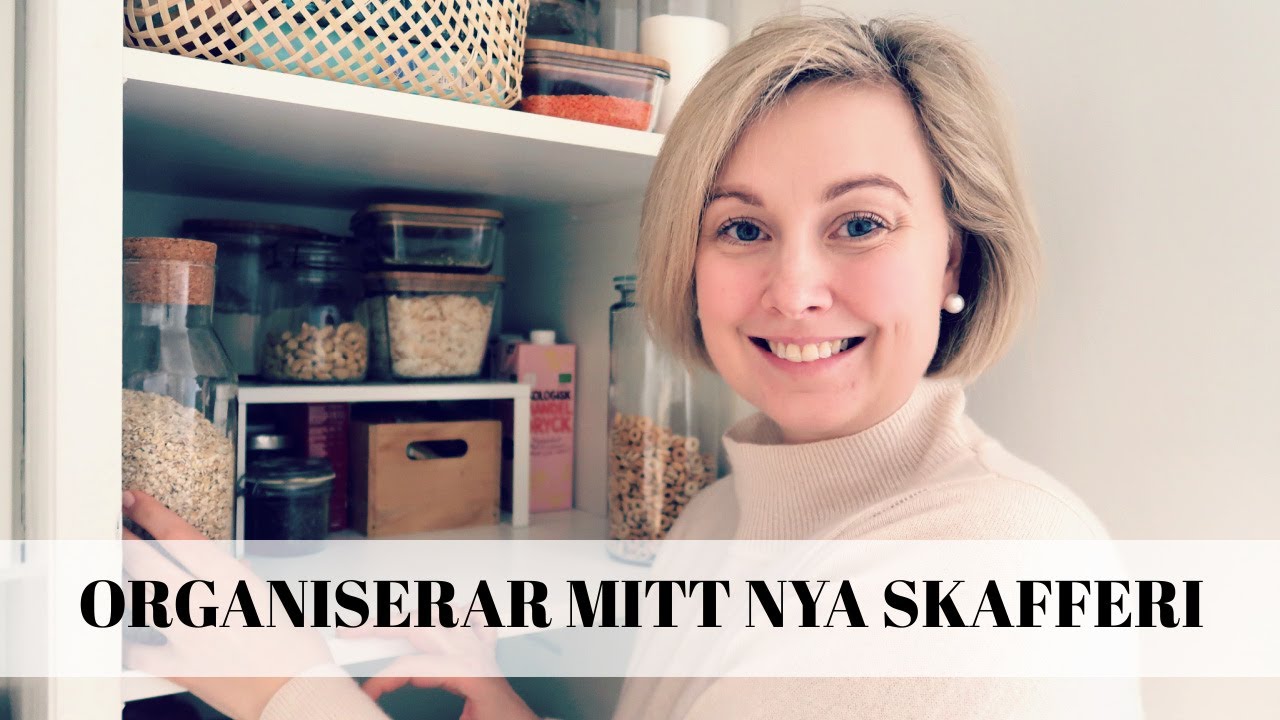 ORGANISERAR MITT NYA SKAFFERI //MASSOR AV SMART FÖRVARING FÖR KYLSKÅP OCH SKAFFERI //Stina Möllstam
