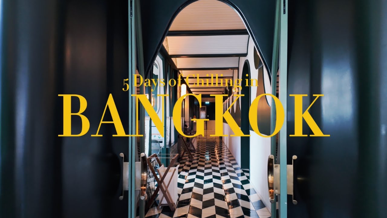 5 Days in Bangkok: 6 Must-Visit Restaurants and Bars (CC subtitles)