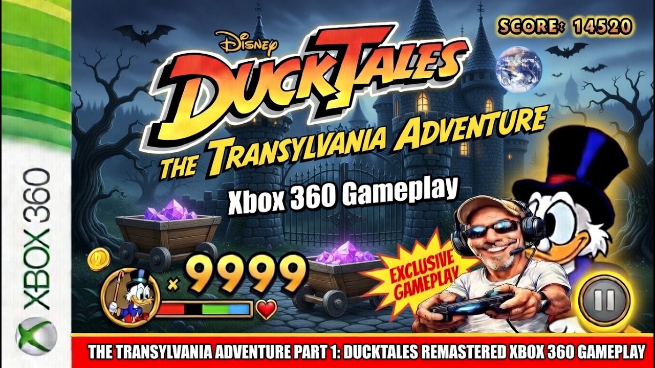 💥 Transylvania Adventure Part 1: DuckTales Remastered Xbox 360 Gameplay #2