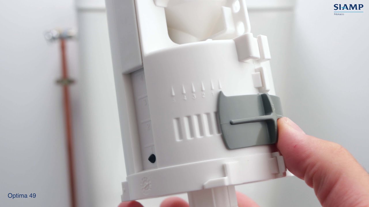 Installation et réglages mécanismes de chasse Optima 49 / Optima 50