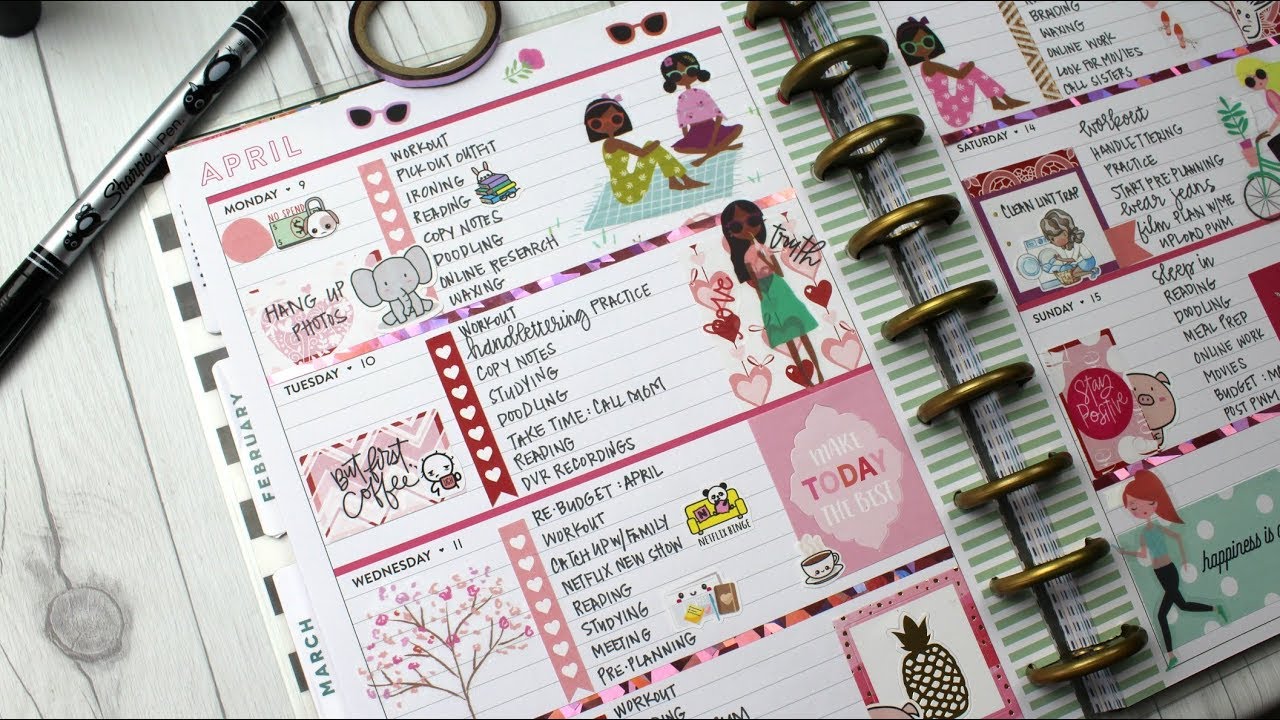 Plan with Me- Love Your Planner & Squad Goals
