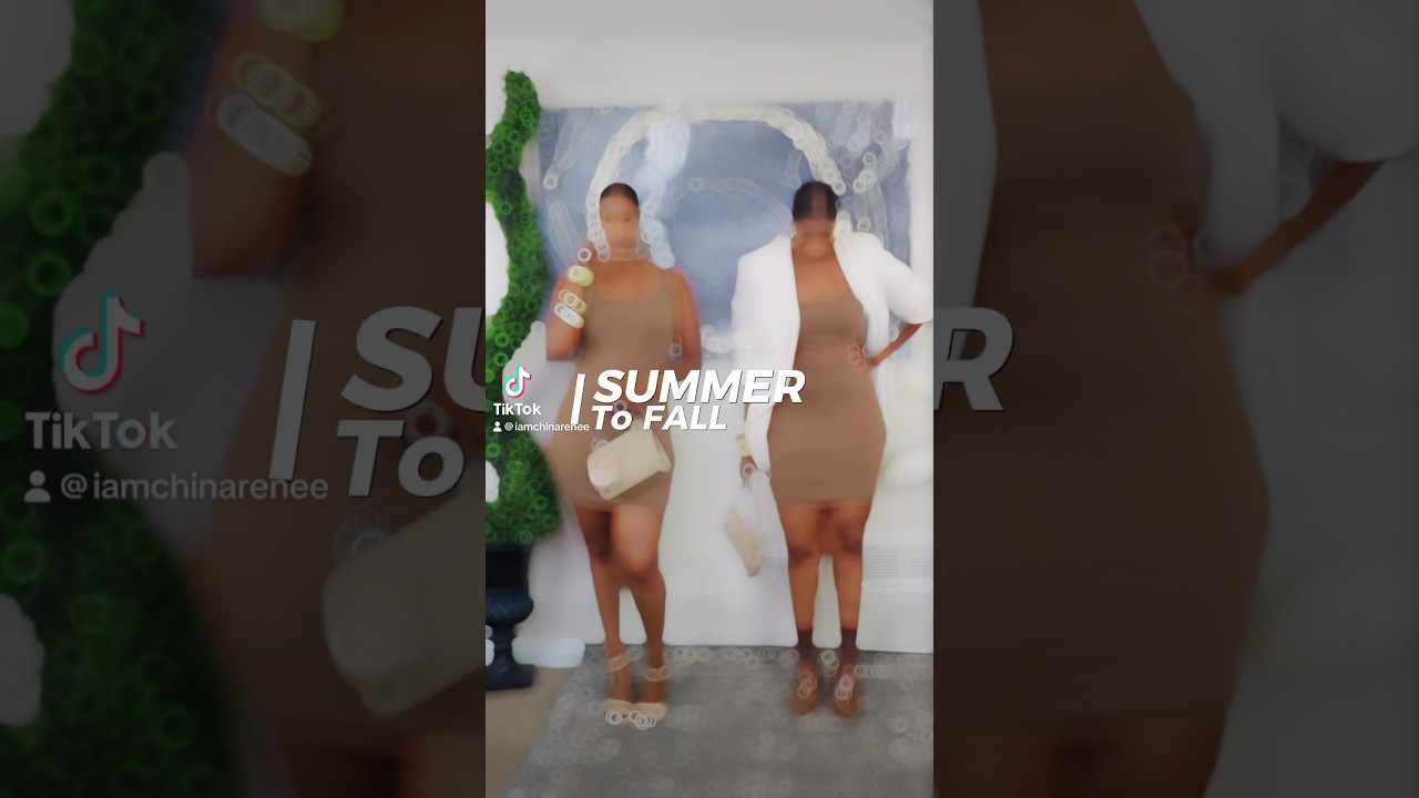 Transition Your SUMMER Clothes to FALL