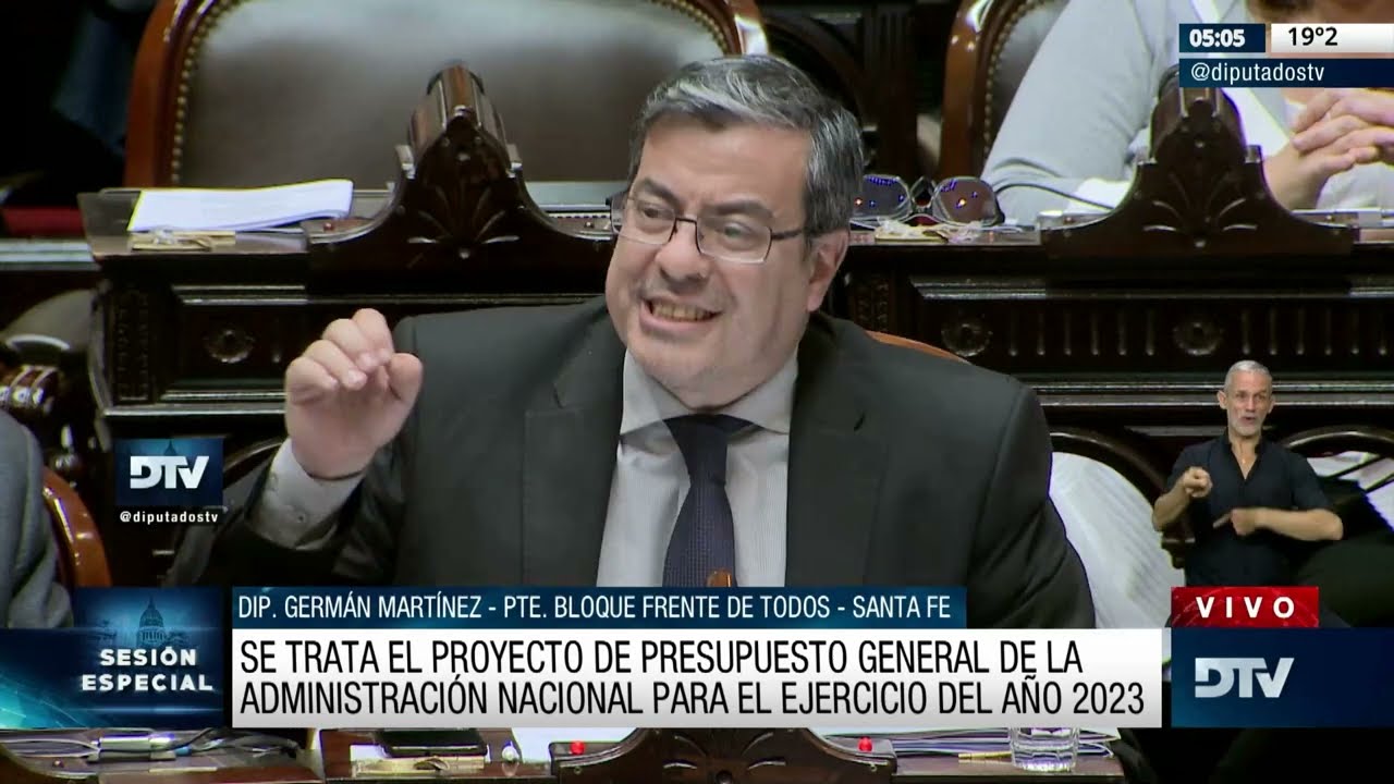 Diputado Martínez, Germán - Sesión 25-10-2022