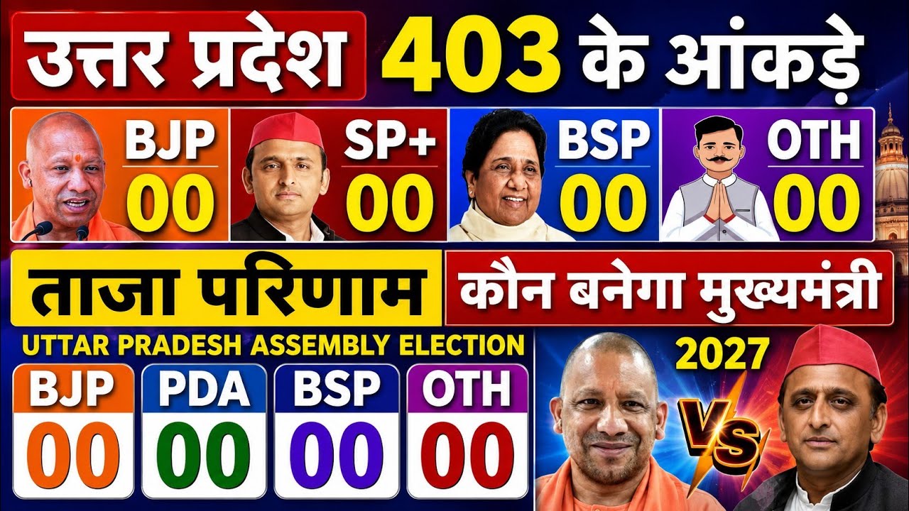 UP Assembly Election 2027, Opinion Poll Survey Uttar Pradesh Election, CM Yogi, Akhilesh Yadav