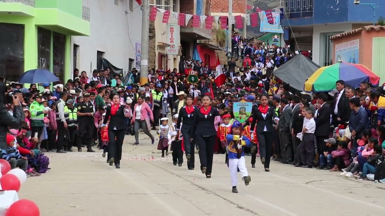 DESFILE POR  DÍA DE LA BANDERA EN PROVINCIA DE YAROWILCA