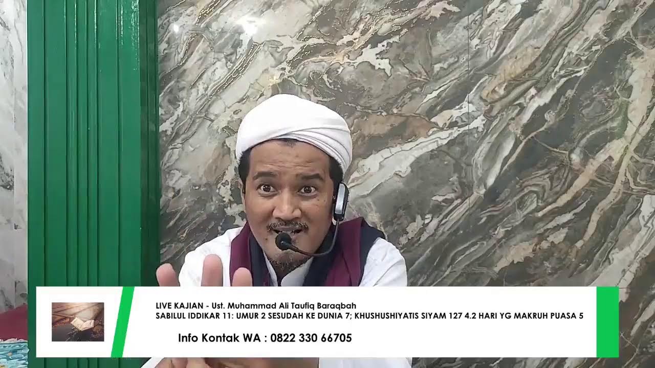 SABILUL IDDIKAR 11: UMUR 2 SESUDAH KE DUNIA 7; KHUSHUSHIYATIS SIYAM 127 4.2 HARI YG MAKRUH PUASA 5