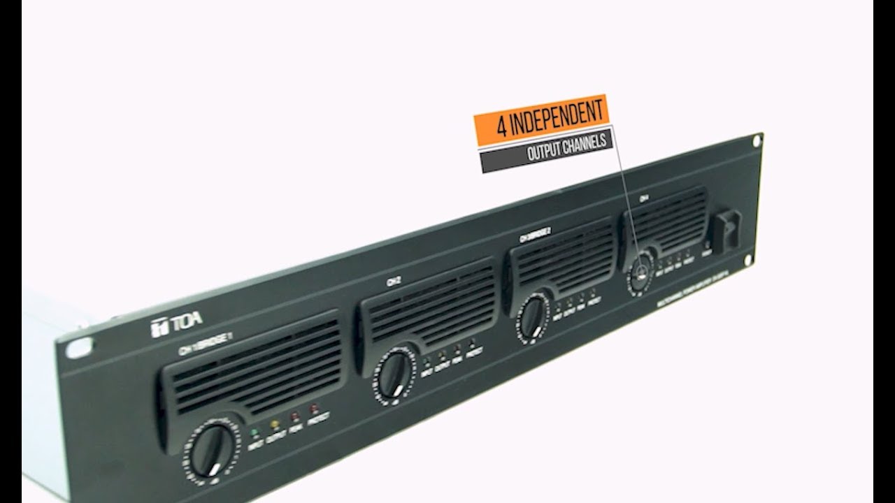 DA-500F-HL Multichannel Power Amplifier