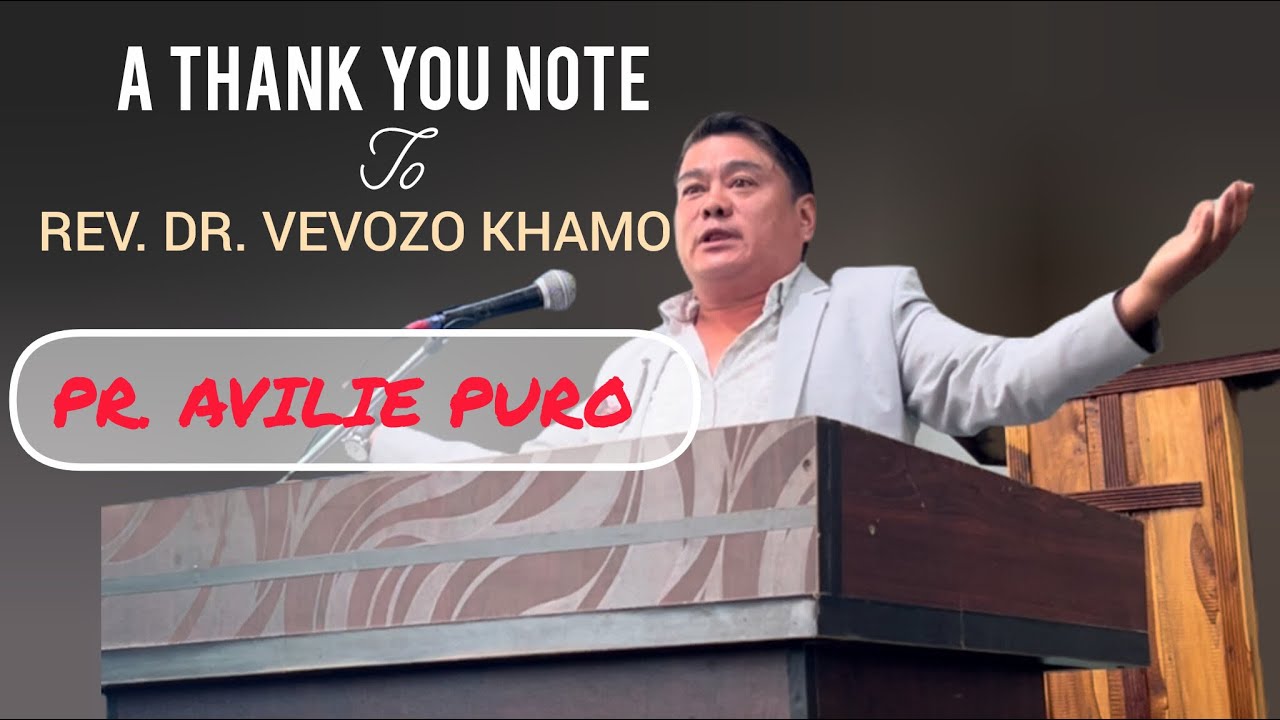 A Thank You Note - Pr. Avilie Puro