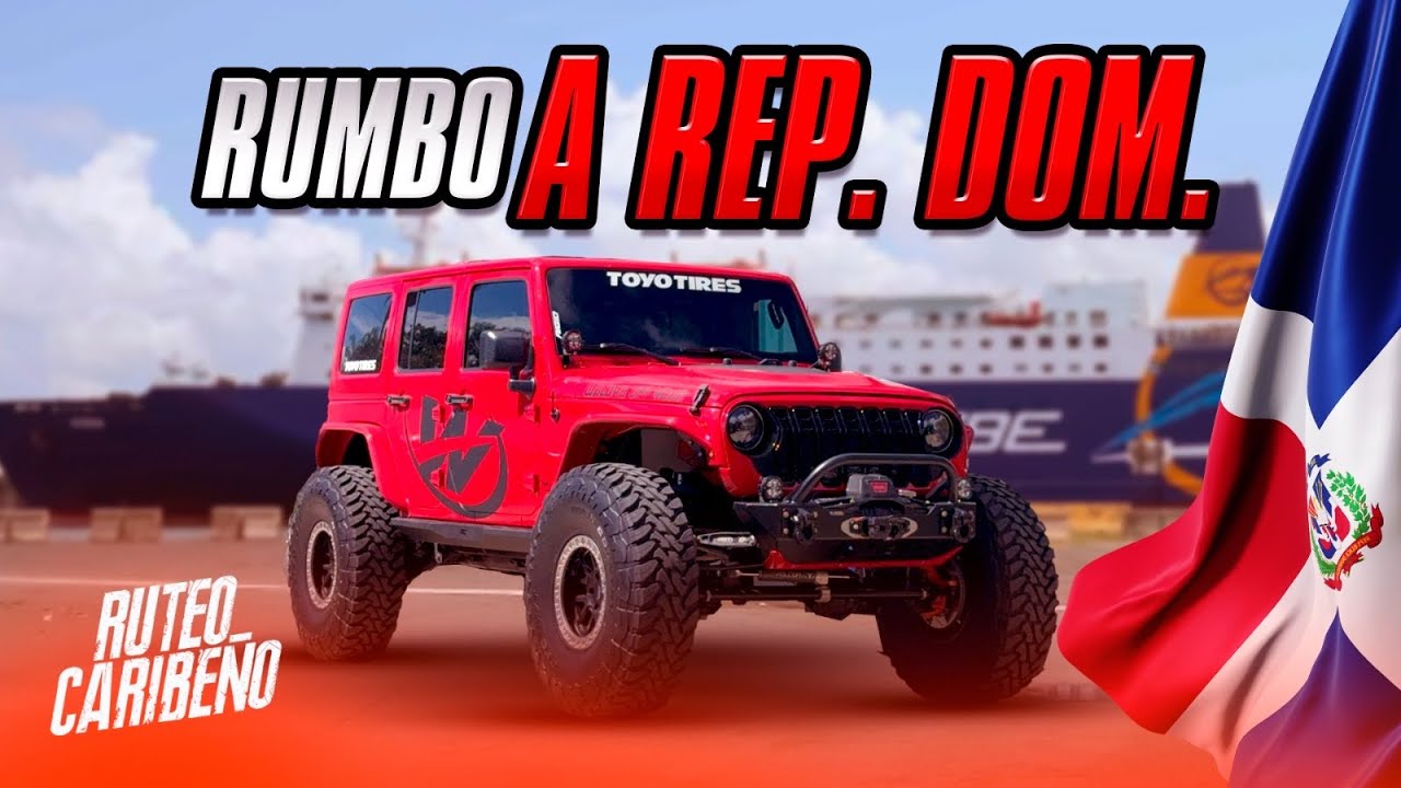 Puerto Rico a Dominicana en el Ferrie con Waldys Off Road 