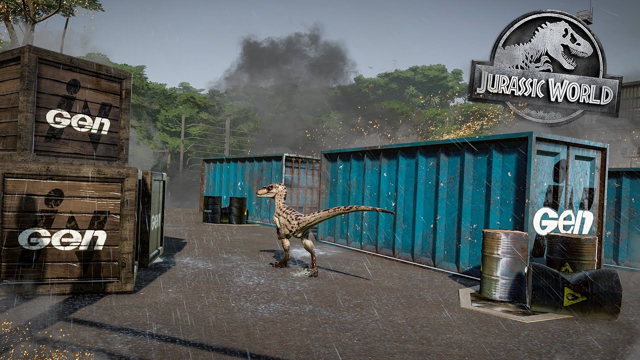 Verlassene InGen-Anlage als RAPTOR Gehege! - Jurassic World Evolution Mods