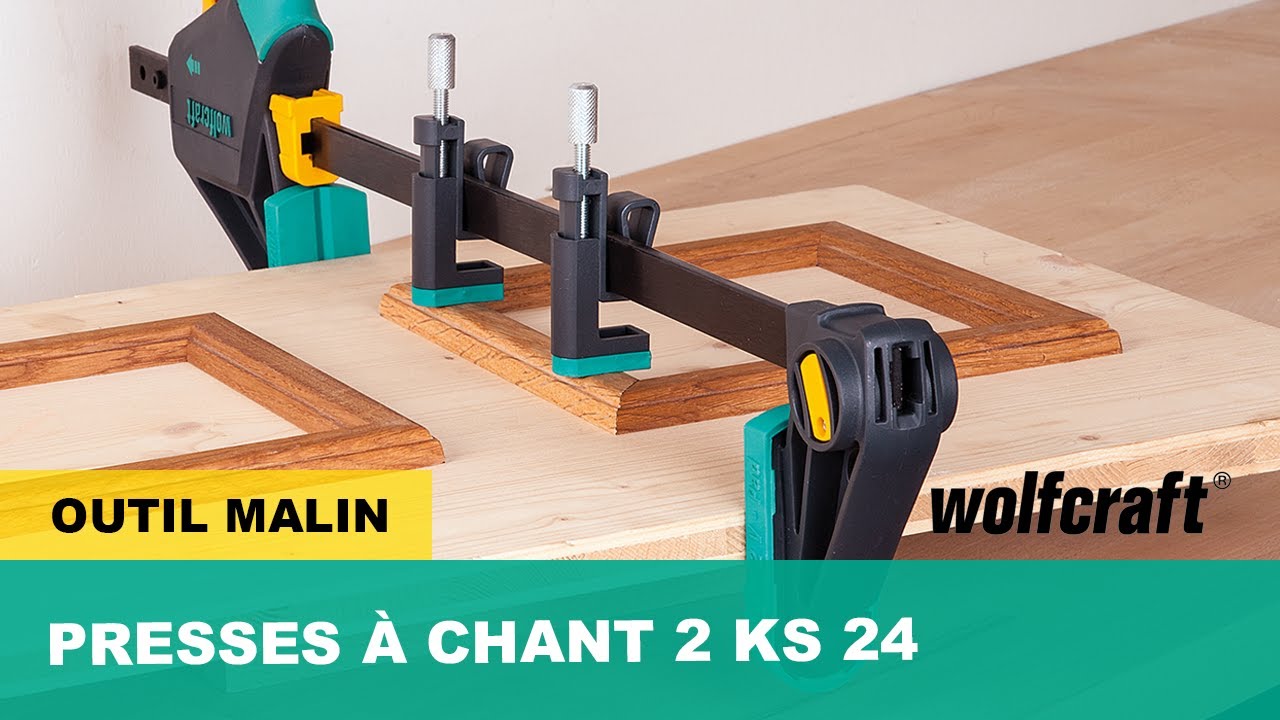 Un accessoire malin pour vos serre-joints - Presses &agrave; chant 2KS 24 | wolfcraft