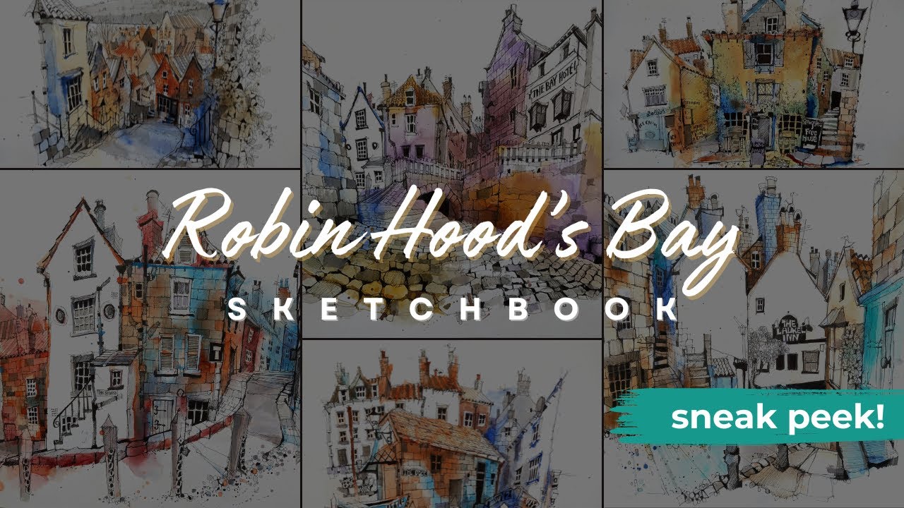 Ian Fennelly's Robin Hood Bay Urban Sketchbook