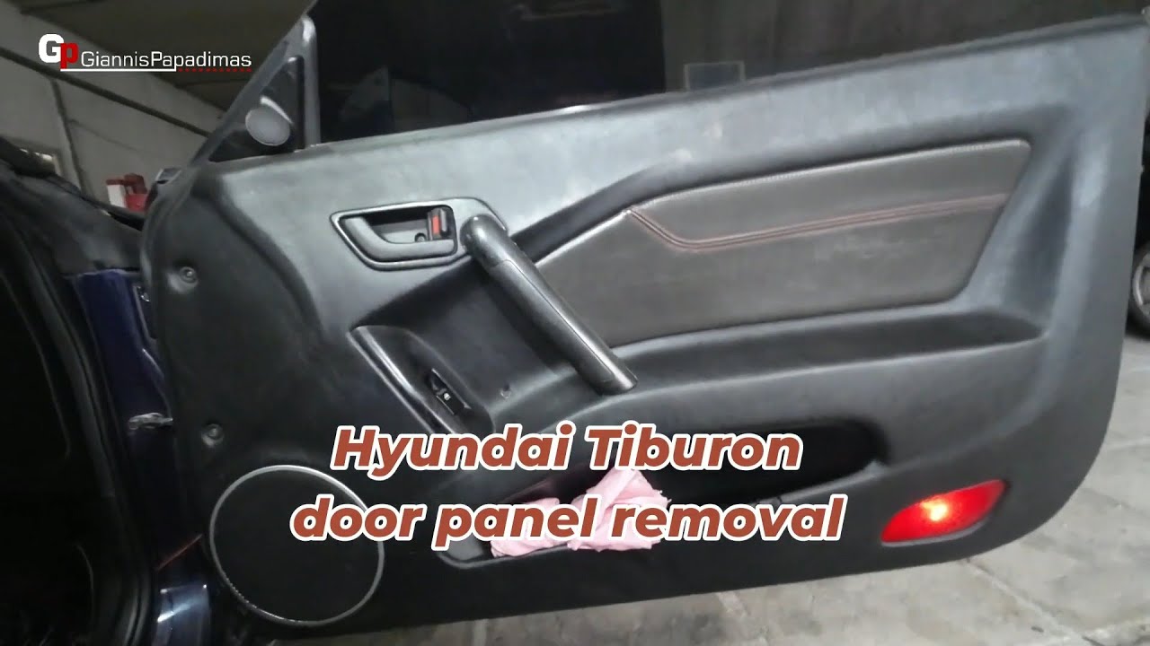 Hyundai Tiburon (Coupe) 2001–2008 door panel removal