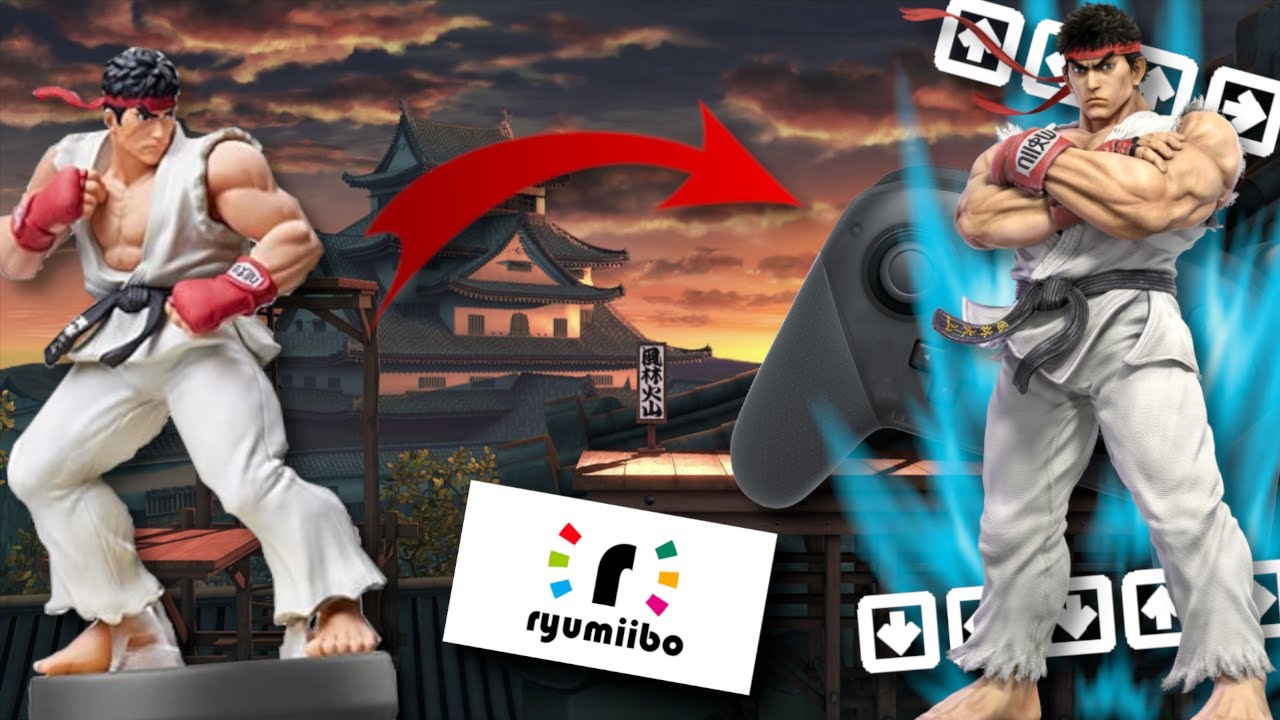 This RYU AMIIBO has the MOST COMBOS I've EVER SEEN