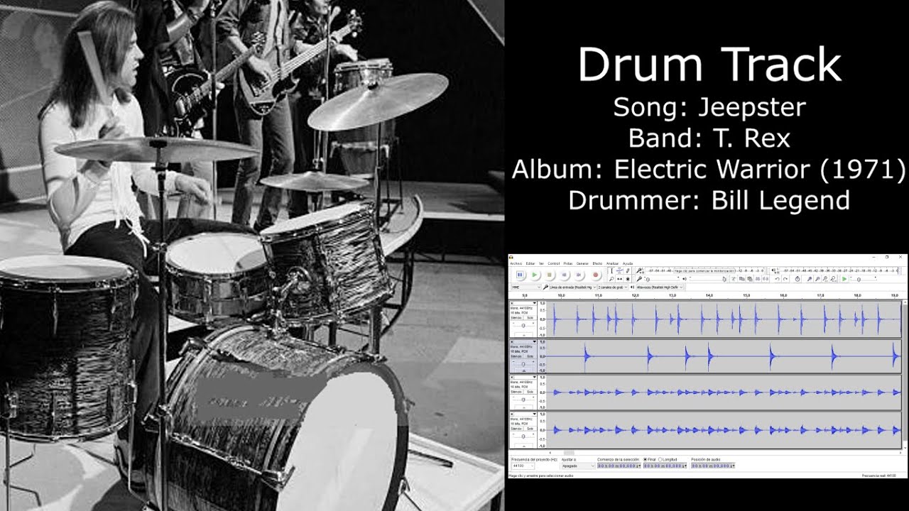 Jeepster (T. Rex) • Drum Track