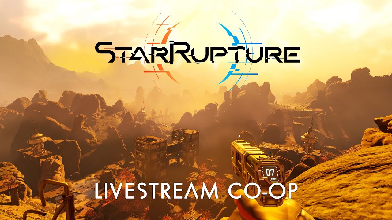 StarRupture Co-Op Survival &ndash;  Our First Base on a Chaotic Alien Planet - Live 1