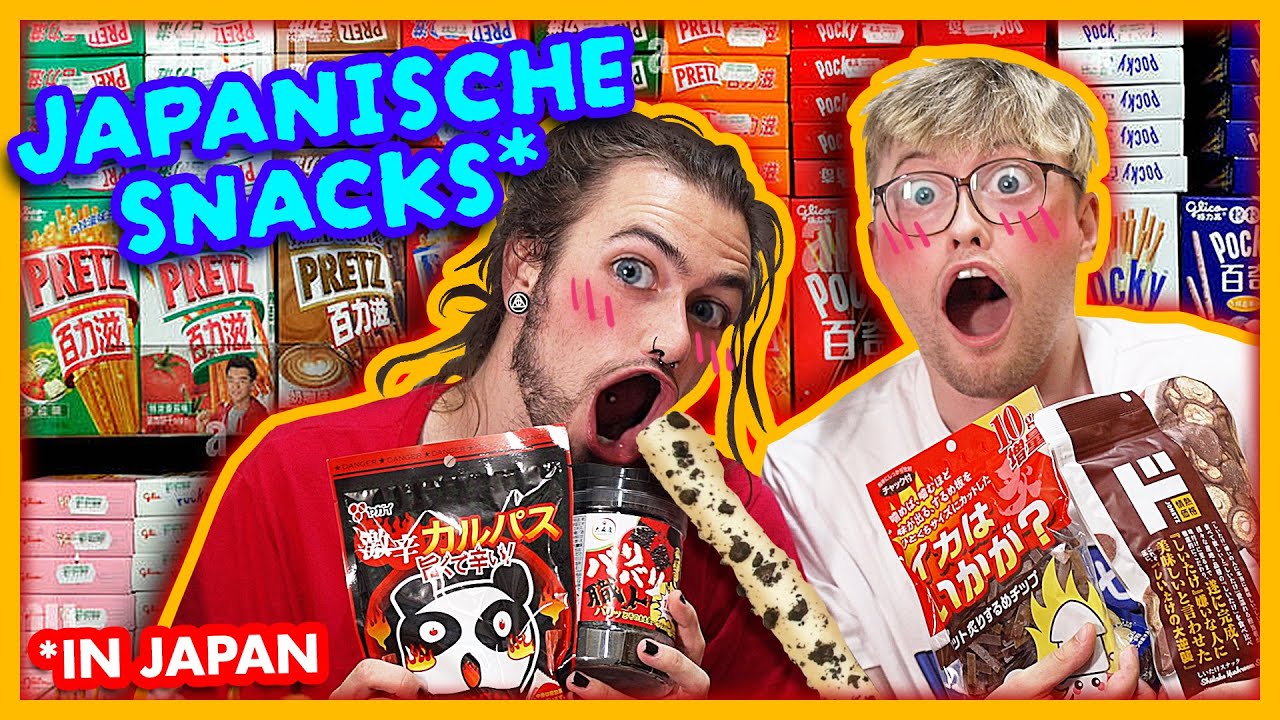 Wir testen JAPANISCHE SNACKS! 😋😵‍💫
