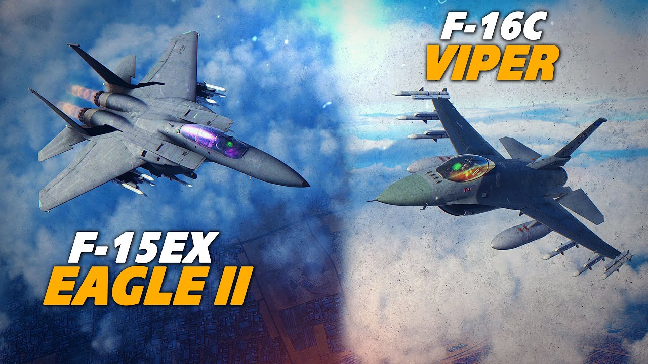 F-15EX Eagle II против F-16C Viper | BVR | Цифровой боевой симулятор | DCS |