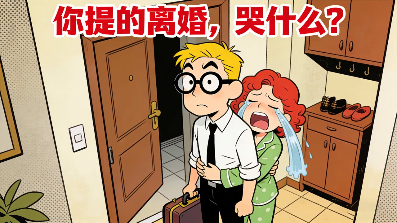 沙雕動畫《你提的离婚，哭什么？》EP1~3苏铭在奶奶出殡当天，得知妻子余素伊为救青梅竹马顾云帆，做出了一个影响家庭未来的重大决定#沙雕动画 #沙雕  #动漫 #剧星扒客