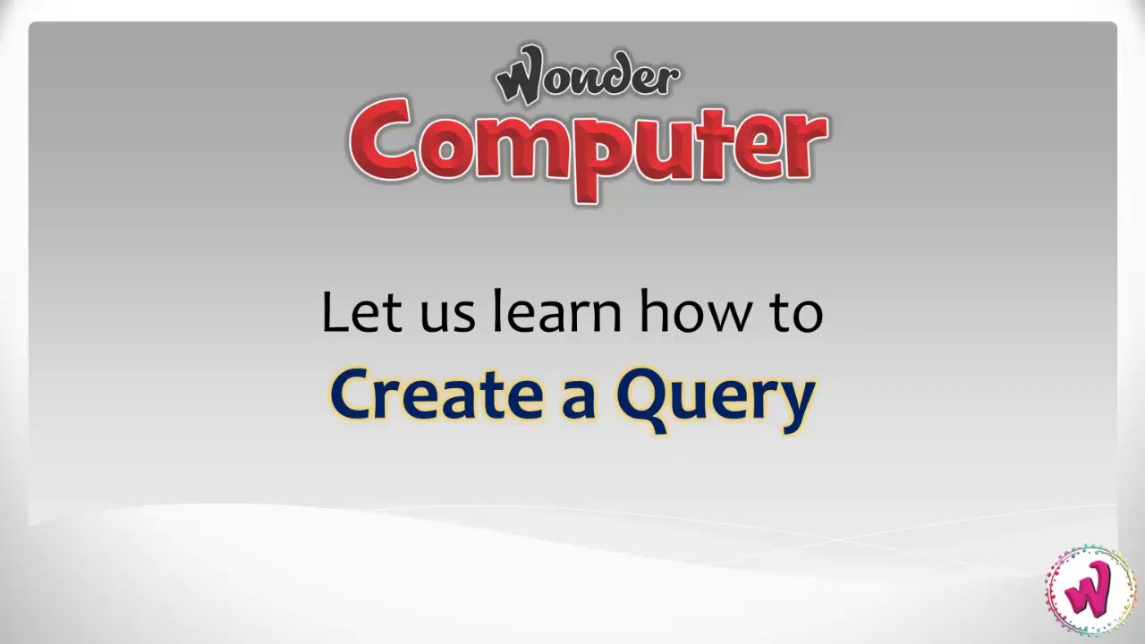 Class 8 | Ch 3 | Creating a Query in MS Access 2010 in Windows
