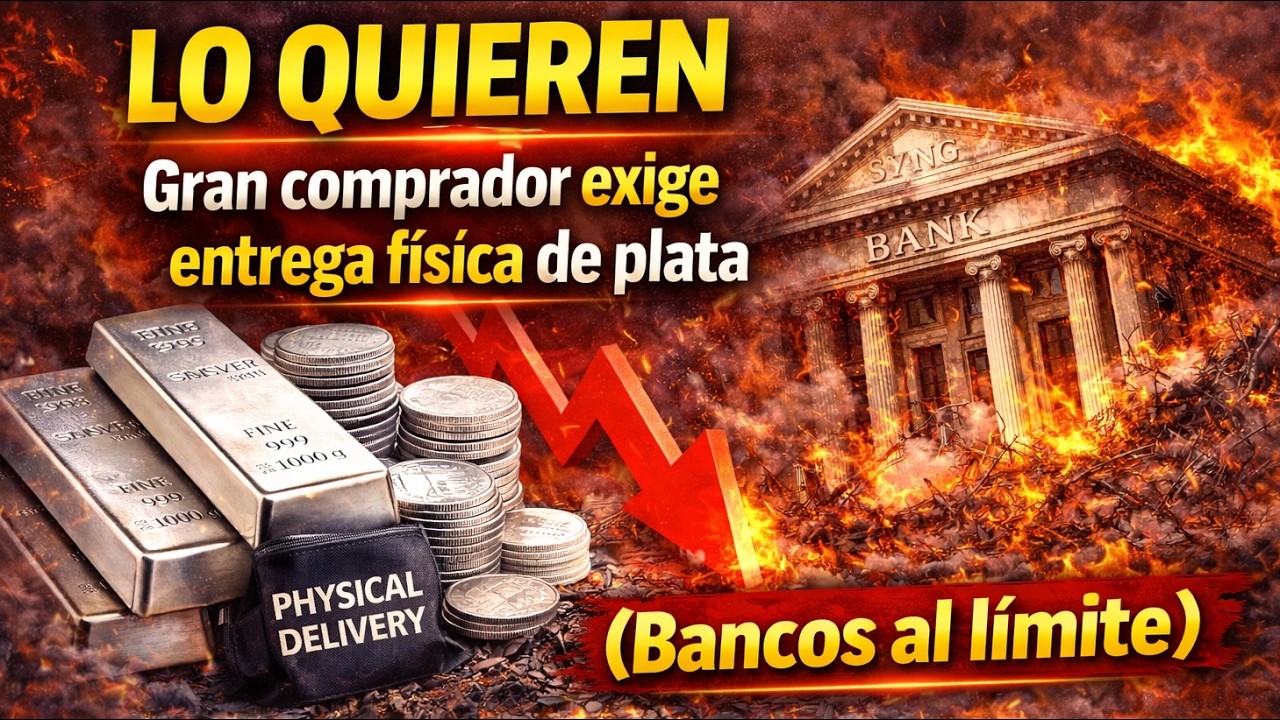 LO QUIEREN: Gran comprador exige entrega física de plata (Bancos al límite) | Finanzix