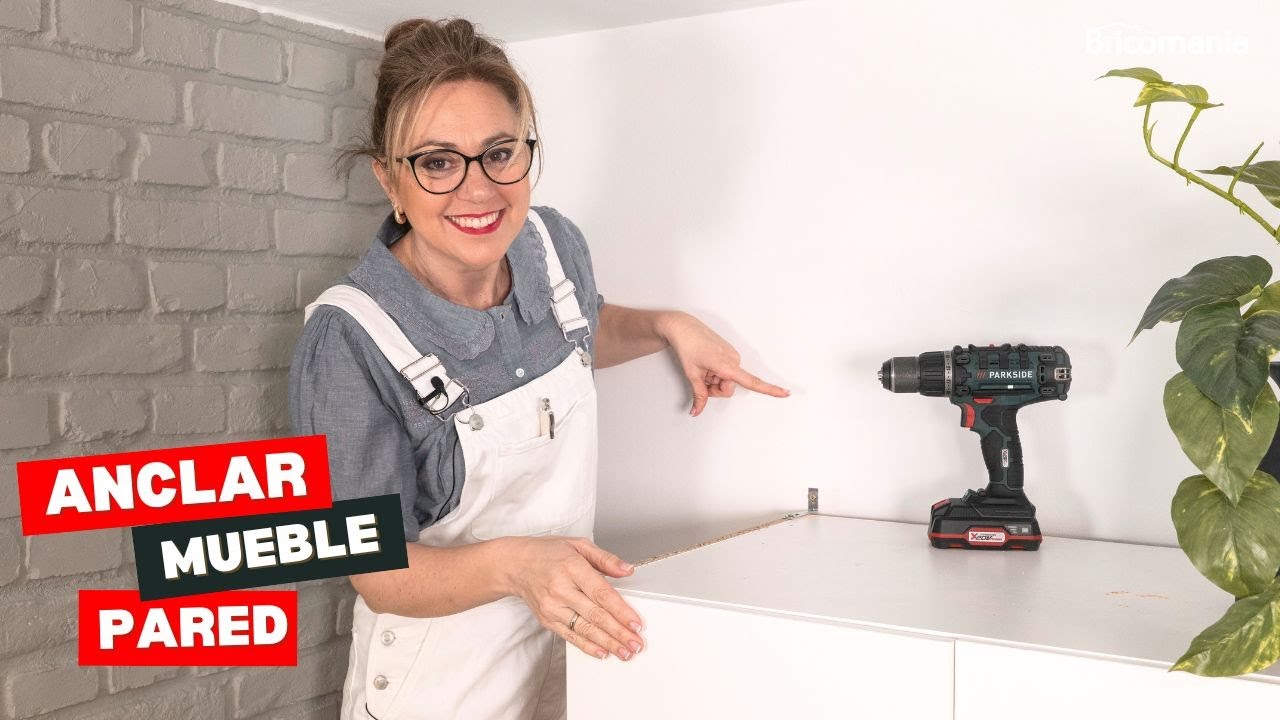 C&oacute;mo anclar un mueble a la pared: un tutorial sencillo para ganar seguridad