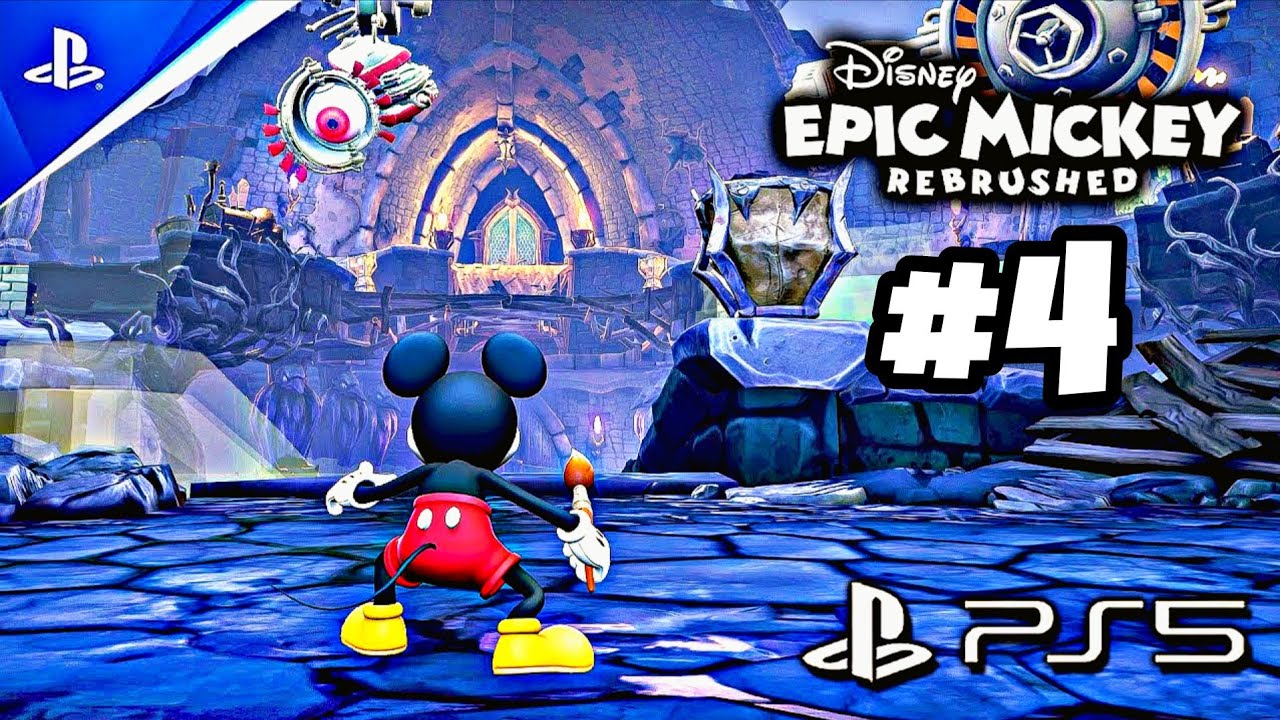 CONTRA EL PRIMER JEFE | DISNEY EPIC MICKEY REBRUSHED PS5 GAMEPLAY EN ESPAÑOL PARTE 4 (SIN COMENTAR)