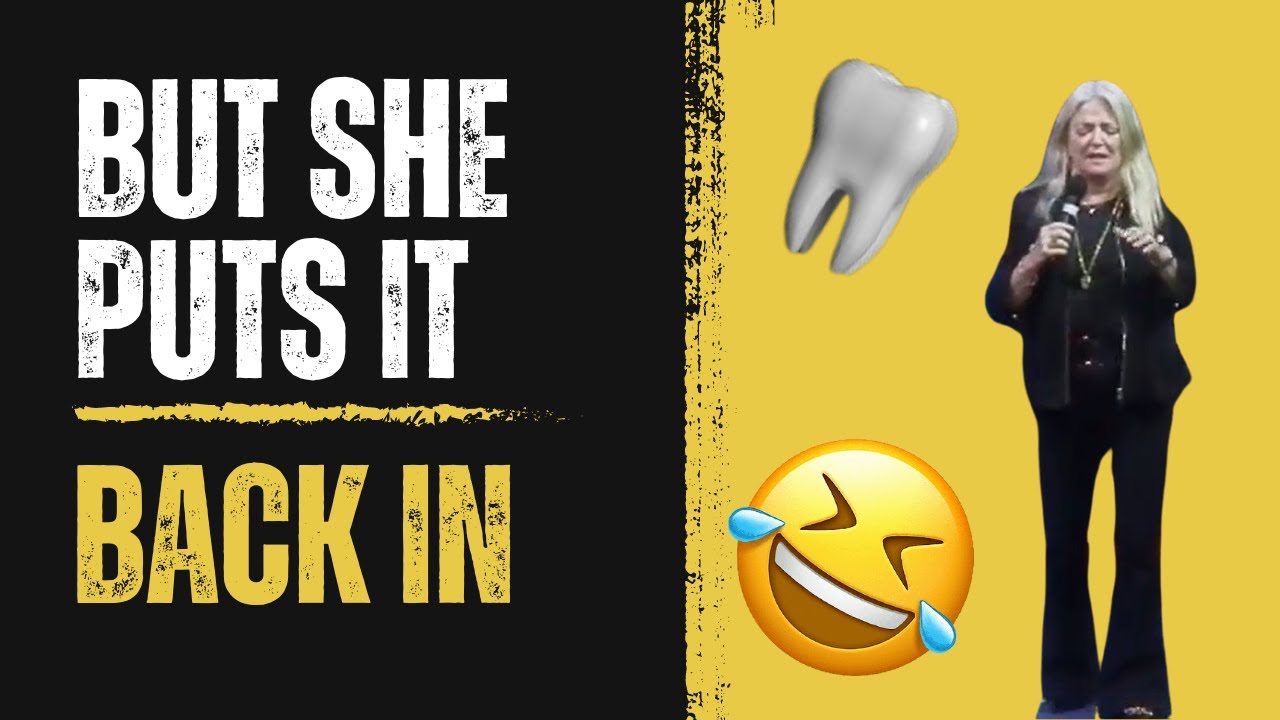 Tooth Flies Out During Stacey Campbells Head Shaking