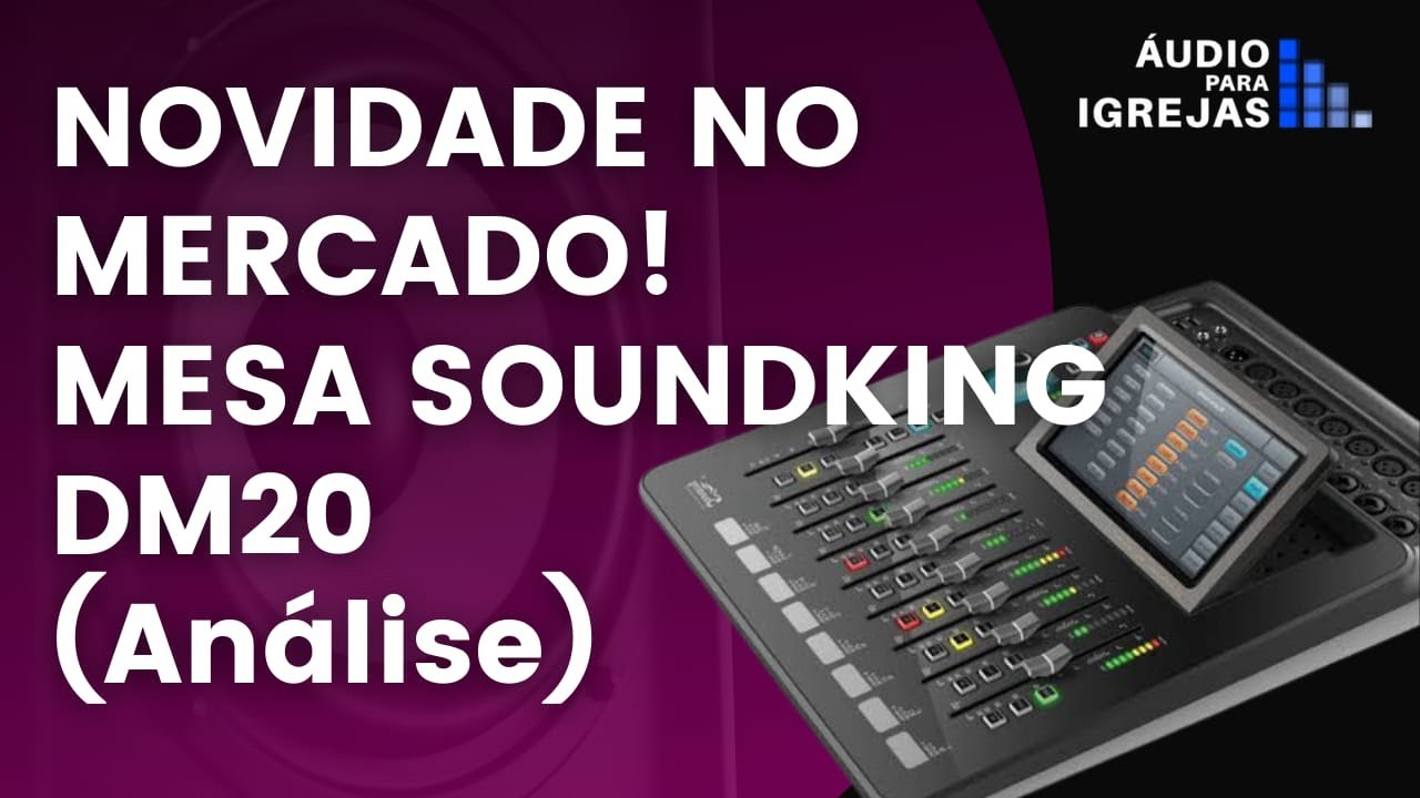 Novidade no mercado, mesa digital Sound King! Análise.
